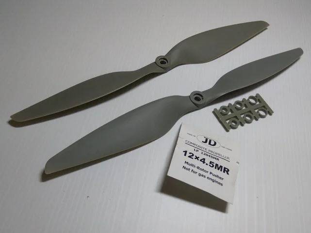 12X45E 1245E Propeller Props APC styl Knife edge Grey 12X45E 1245E Propeller Props APC styl Knife edge Grey