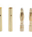 2mm bullet Front 2mm Gold Bullet Connector