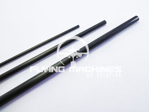thumbnail image 2 of 10x 1mm X 500mm Carbon Fiber Rods – Matte Finish – For RC Airplane Builds 2 of 6
