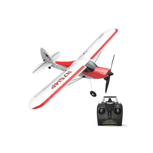 Volantex RC Sport Cub 500 RC Plane 4CH Remote Airplane Aircraft Glider Built In Gyro 761 4 RTF