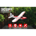 Volantex RC Sport Cub 500 RC Plane 4CH Remote Airplane Aircraft Glider Built In Gyro 761-4 RTF - Image 3