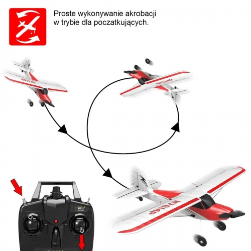 Volantex RC Sport Cub 500 RC Plane 4CH Remote Airplane Aircraft Glider Built In Gyro 761 4 RTF3 1