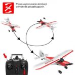Volantex RC Sport Cub 500 RC Plane 4CH Remote Airplane Aircraft Glider Built In Gyro 761-4 RTF - Image 4