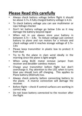 Easy Radio 2.4GHz 5CH RC Plane Transmitter Receiver Remote Control - Image 7