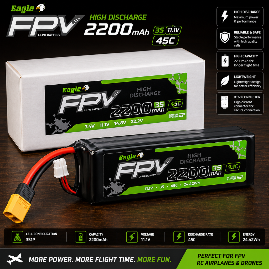 Eagle 2200mAh Lipo Battery