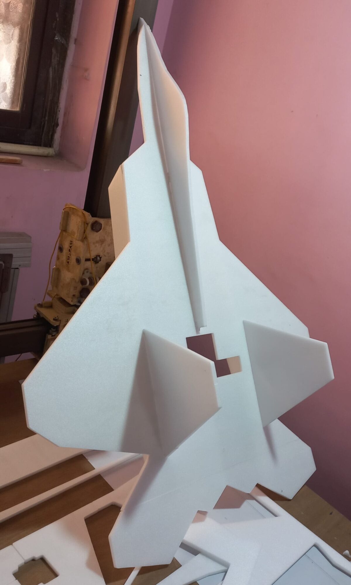 WhatsApp Image 2025-03-03 at 10.50.52 PM F22 Raptor RC Plane DIY Kit – High-Speed Depron Jet for Enthusiasts - Image 4