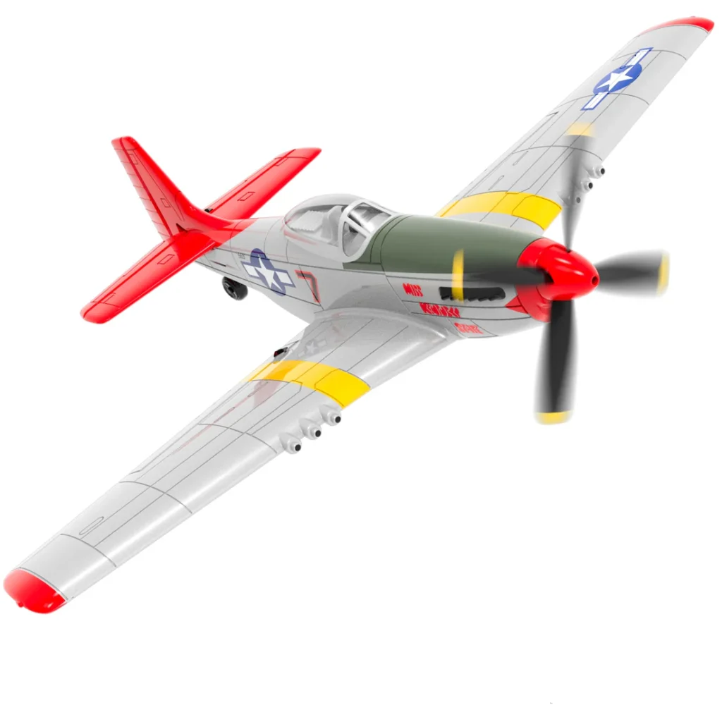 VolantexRC P51D Mustang Beginner RC Airplane with Stabilization – Ready-to-Fly