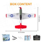 VolantexRC P-51D Mustang Beginner RC Airplane with Stabilization – Ready-to-Fly - Image 5