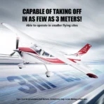 FMS 1500mm Cessna 182 PNP RC Airplane – High Wing Trainer & Scale Bush Plane - Image 19