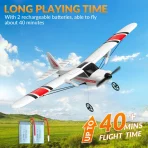VOLANTEXRC Sport Cub RC Plane for Beginners Gyro 2CH Remote Control Airplane - Image 2
