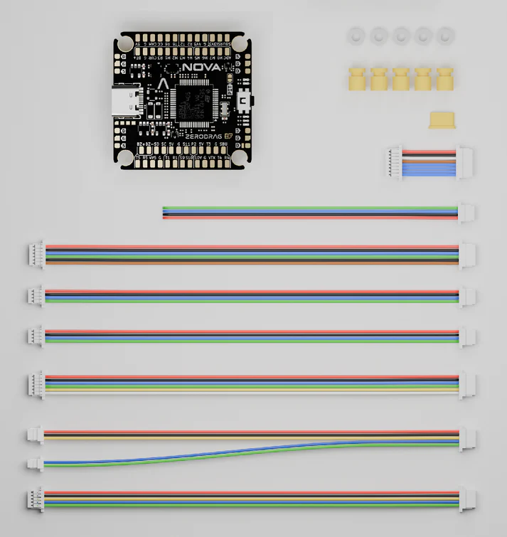 Zerodrag DroneAdda Nexus1 ELRS Aurora Race x Catalyst Racewire LED LEDs Pelican ESC Swift VTX Nexus Boost LOC8 Flight Controller Warp Boost Stack F7 Stack AM32 4 in 1 ESC Nova F4 20 1