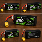 Eagle 850mAh 3S 11.1V 45C LiPo Battery – High Discharge RC & FPV Drone Battery - Image 2