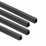 Pultruded Square Carbon Fiber Tube 8mm OD × 6.5mm ID × 1000mm – Hollow Carbon Fiber Structural Tube