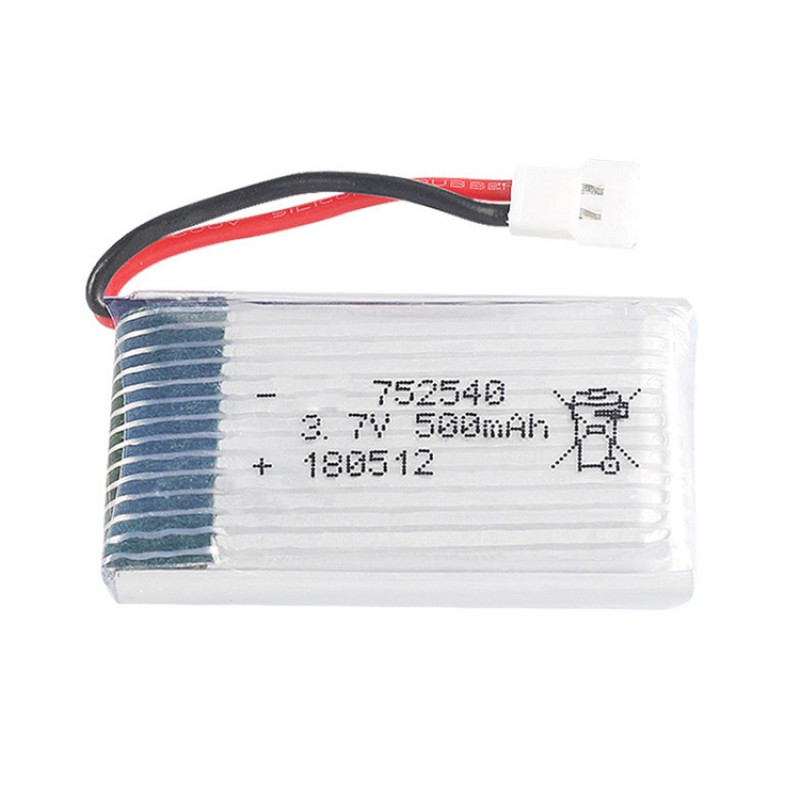 3.7V 500mAh Lipo Rechargeable Battery